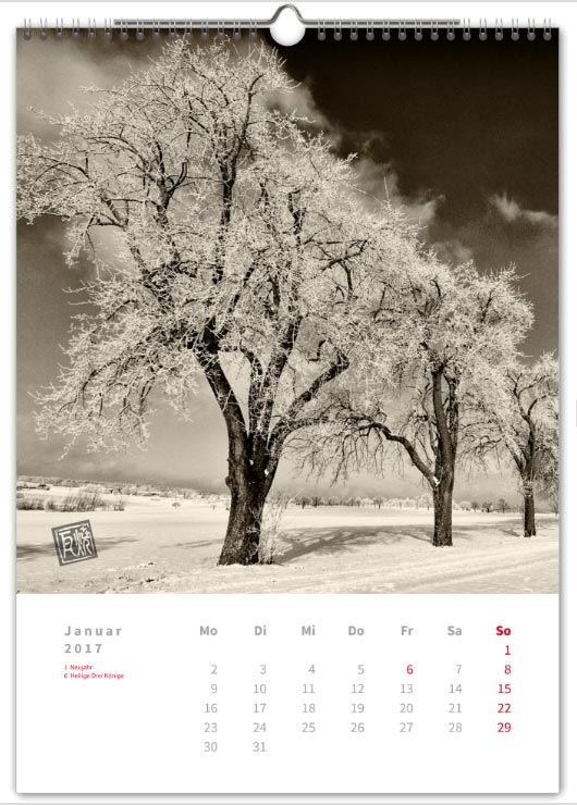 Schindelbeck Kalender Januar