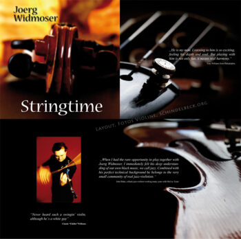 Widmoser Stringtime CD -Layout Schindelbeck