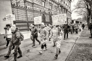 Corona Demo Wien 220108 - Photo: Schindelbeck
