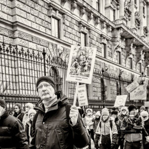 Corona Demo Wien 220108 - Photo: Schindelbeck