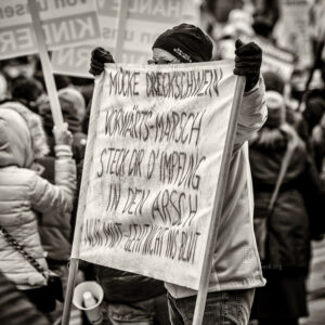 Corona Demo Wien 220108 - Photo: Schindelbeck