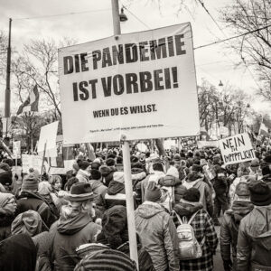 Corona Demo Wien 220108 - Photo: Schindelbeck