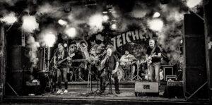 Alexander Köberlein und seine Rottweiler - Franz Mayer Experience - Affalterbach 250719 - Foto: Frank Schindelbeck