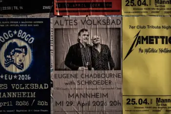 Chadbourne - Schroeder Plakat in Mannheim am Abend - eine Fotoserie von Frank Schindelbeck Fotografie 2604